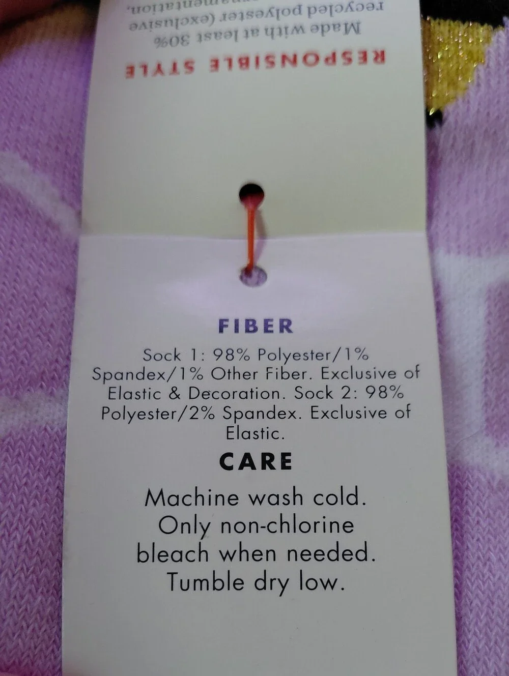 Cat & Jack Pink Bee Knee-High Socks with Sparkly Silver Wings. NWT Size L